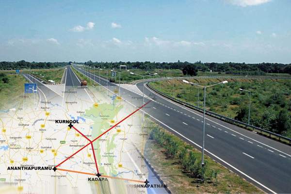 Amaravati to Ananthapur highway connectivity