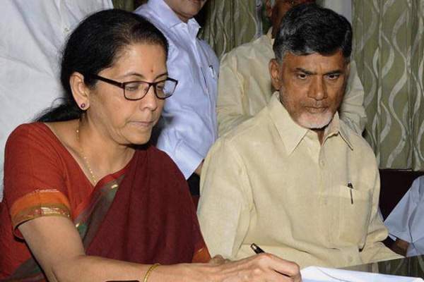 Chandrababu naidu - Nirmala Sitharaman
