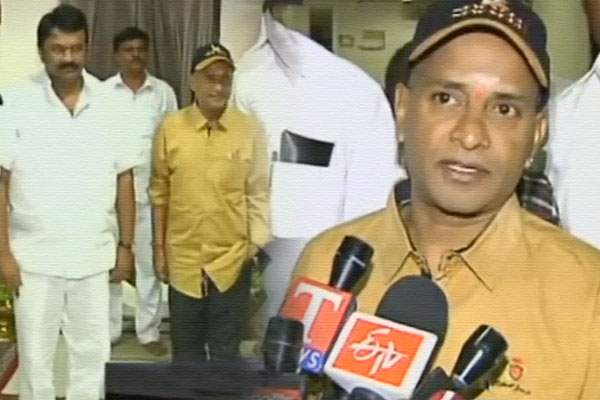 Comedian Venu Madhav Meets Minister Talasani