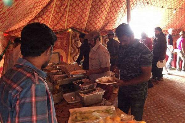 Gautami Putra Satakarni team in Morocco