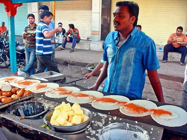 Hyderabad famous dosa center 
