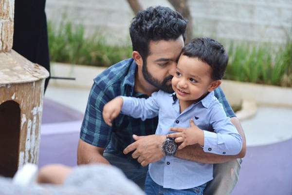 Jr NTR son Abhay first visit to janatha garage