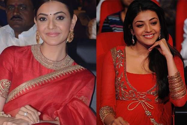 Kajal red dress sentiment