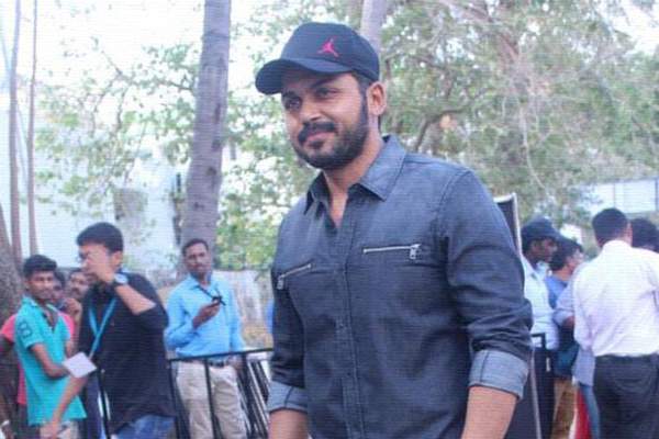 Karthi undergoing pilot training