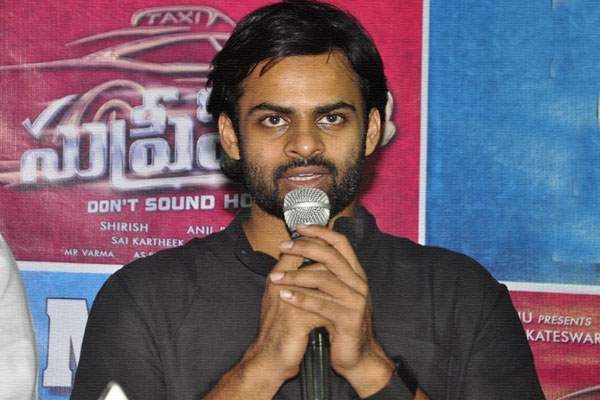 "They insisted and I couldn't say No" says Sai Dharam