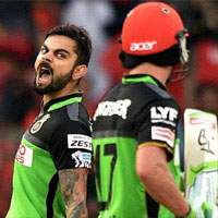 Virat Kohli and AB de Villiers record partnership during the IPL