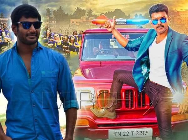 Vishal theri piracy DVD police complaint