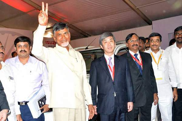 What is the secret behind Naidu's sudden Swiss tour