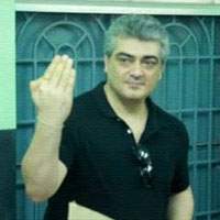 Ajith avoided showing middle finger, tamilnadu election