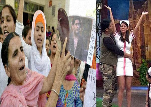 kapil sharma beaten chappals nurse police case