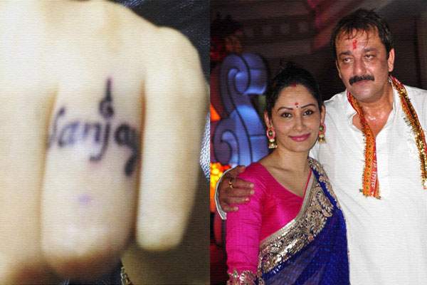 munnabhai-sanjay-dutts-name-inked-on-manyata-finger