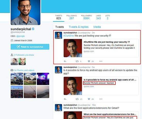 Sundar Pichai, Sundar Pichai Hacker, Sundar Pichai Quora Hacker, Sundar Pichai Hacker shock, Sundar Pichai Hacker News, Sundar Pichai Google Hacker 