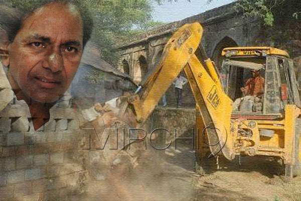 KCR, KCR demolition, KCR heritage demolition, KCR heritage buildings, KCR Hyderabad heritage buildings, KCR Telangana heritage buildings