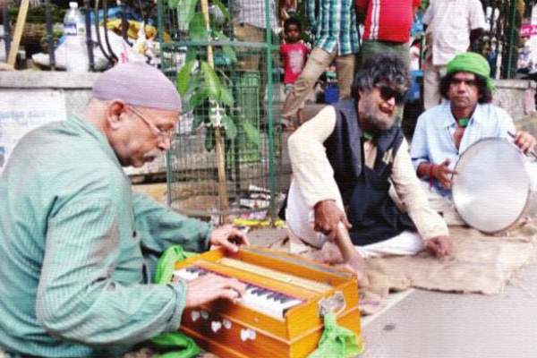 Kannada actor Sharan Hruday - Nataraja Service - Beggar getup