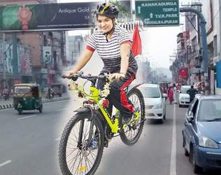 Padma, Padma Amaravati Cycle Ride, Padma Vijayawada Cycle Ride, Padma Amaravati Cycle Yatra, Padma AP Employee Cycle Ride