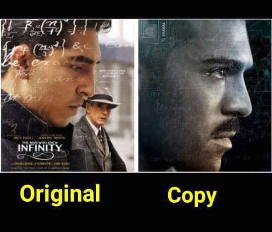 Ram Charan Dhruva copy first look poster 