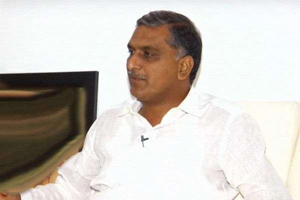Telangana irrigation minister Harish Rao