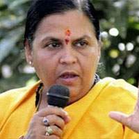 Uma Bharati, Uma Bharati Union Water Resources Minister, Uma Bharati Andhra Pradesh, Uma Bharati telangana, Uma Bharati cabinet minister