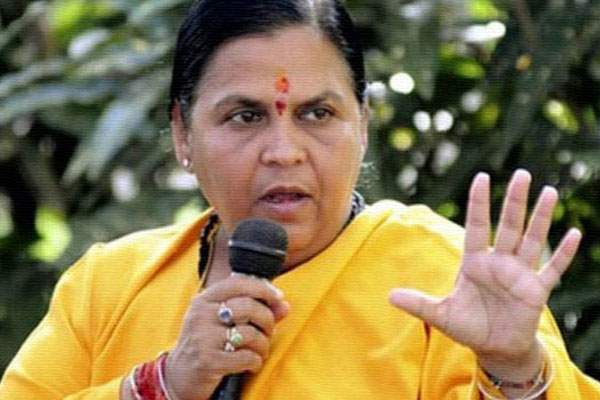 Uma Bharati, Uma Bharati Union Water Resources Minister, Uma Bharati Andhra Pradesh, Uma Bharati telangana, Uma Bharati cabinet minister