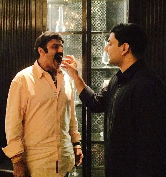 nara lokesh cake to nandamuri balakrishna
