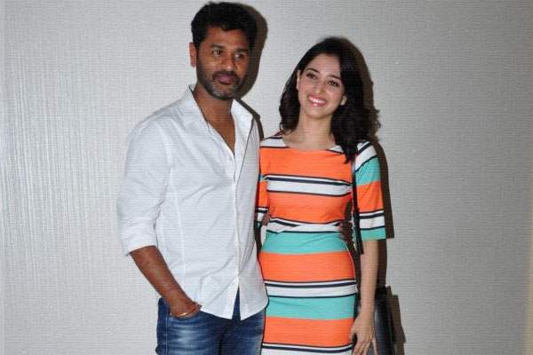 prabhu deva, tamannah, Abhinetri, tollywood, God of dance