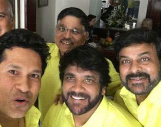 sachin-nagarjuna-chiranjeevi at tirumala