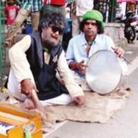 Kannada actor Sharan Hruday - Nataraja Service - Beggar getup