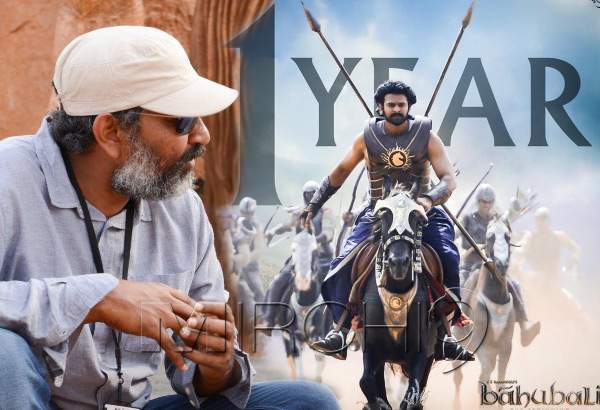Baahubali Anniversary, Rajamouli Baahubali Anniversary, Baahubali First Anniversary, Baahubali Completes 1 Year, #1YearForIndianEpicBaahubali