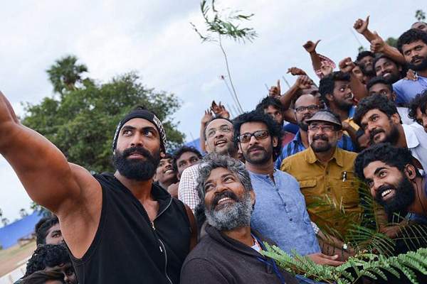 Baahubali Haritha Haaram, Baahubali Team Haritha Haaram, Rajamaouli Baahubali Team Haritha Haaram, Rana Baahubali Team Haritha Haaram, Prabhas Baahubali Team Haritha Haaram, 