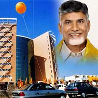 Chandrababu Naidu, Chandrababu Naidu Mark Hyderabad, Chandrababu Naidu Mark Brand Hyderabad, Chandrababu Naidu Mark Cyberabad City