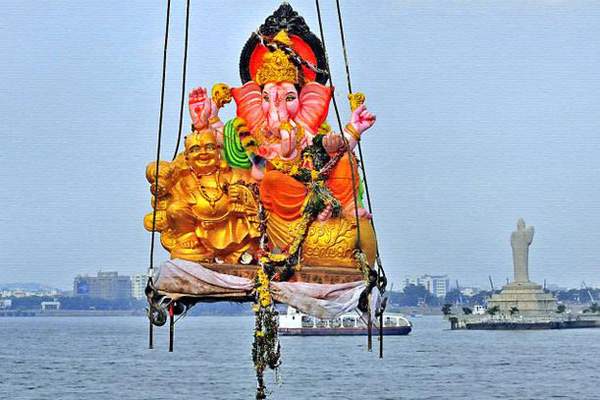 Hussain Sagar, Ganesh Immersion Hussain Sagar, Ganesh Immersion Hussain Sagar Lake, Ganapathi  Immersion Hussain Sagar, Hyderabad Ganesh Immersion Hussain Sagar, Ganesh Idol Immersion Hussain Sagar