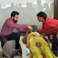 Jr NTR, Jr NTR Meets his Cancer Fan Nagarjuna Photos, Jr NTR Meets his Cancer Fan Nagarjuna Stills, Jr NTR Cancer Fan Nagarjuna
