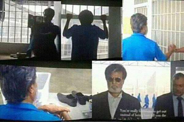 Kabali, Kabali Intro Leaked, Kabali Scene Leaked, Kabali Rajinikanth Intro Leaked, Intro Rajinikanth Introduction Leaked, Kabali Jail Intro Leaked Scene