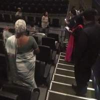 Kabali USA Special Screening Stills, Rajinikanth Kabali USA Special Screening Photos, Rajinikanth Watching Kabali USA Special Show