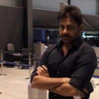 Pawan Kalyan London Airport Photos, Pawan Kalyan London Airport Stills, Pawan Kalyan London Trip Photos, Pawan Kalyan London Tour Photos