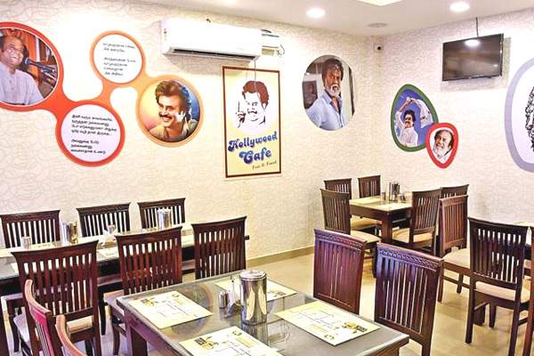 Rajinikanth, Rajinikanth Kollywood Cafe, Rajinikanth Kollywood Cafe Restaurant, Rajinikanth Restaurant, Kollywood Cafe Restaurant