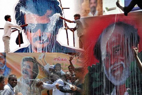 Rajinikanth Milk Waste,Rajinikanth Milk Waste Controversy, Rajinikanth Milk Waste Fans, Rajinikanth Milk Waste Court Case, Rajinikanth Milk Pouring
