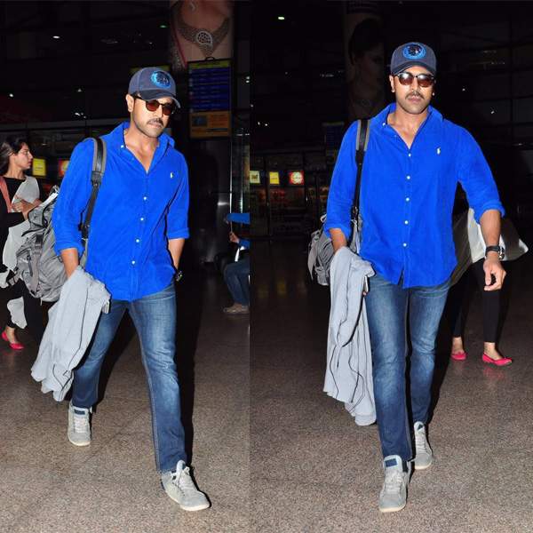 Ram Charan Airport Photo, Ram Charan Airport Stills, Ram Charan Hyderababd Airport Photo, Ram Charan Airport Photo Druva Photo, 