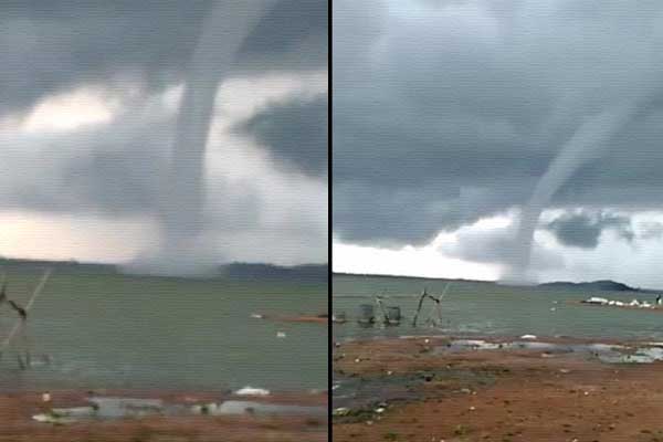 Tornado, Telangana Tornado, Karimnagar Telangana Tornado, Powerful Telangana Tornado, Waterspout Telangana Tornado,  Telangana Wedge Tornado