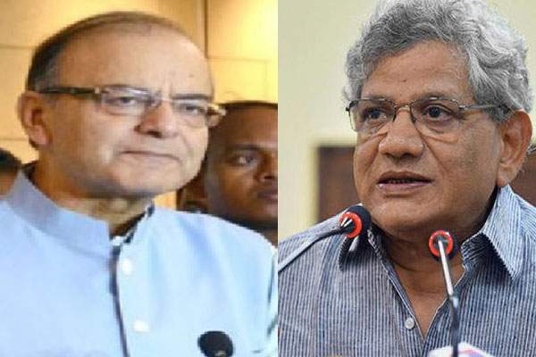 Arun Jaitley Sitaram Yechury,Arun Jaitley Sitaram Yechury Rajya Sabha,Arun Jaitley Sitaram Yechury Special Status Bill,Arun Jaitley Sitaram Private Bill