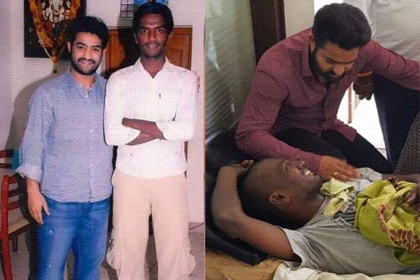 Jr NTR Cancer Fan Nagarjuna,Jr NTR Meets Cancer Fan Nagarjuna,Jr NTR Meets Cancer Fan Nagarjuna Bangalore,Jr NTR Meets His Fan Nagarjuna,NTR Meets Nagarjuna 