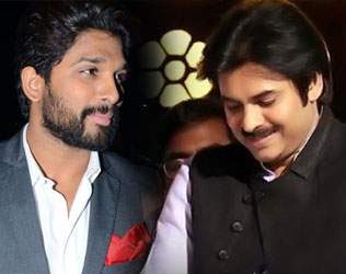 Allu Arjun Pawan Kalyan, Allu Arjun Pawan Kalyan Awards, Allu Arjun Pawan Kalyan SIIMA, Allu Arjun Pawan Kalyan FIlm Fare Awards, Allu Arjun Rudhramadevi