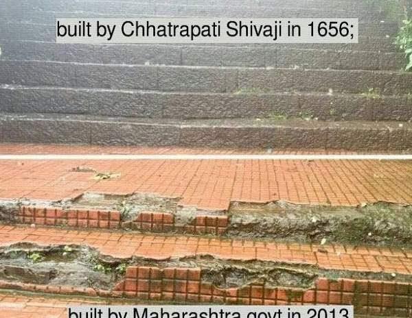 Raigad Fort Steps, Raigad Fort Steps Chhatrapati Shivaji, Raigad Fort Steps Maharashtra Govt, Raigad Fort Steps Viral, Raigad Fort Steps Social Media