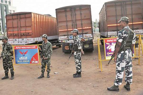 CBI 570 crores, Tamil Nadu CBI 570 crores, Tamil Nadu Elections CBI 570 crores, CBI 570 crores Cash, Tamil Nadu CBI 570 crores Trucks