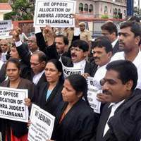 Hyderabad High Court Division, Hyderabad High Court Bifurcation, Hyderabad High Court Telangana JAC, Hyderabad High Court Supreme Court Intervention