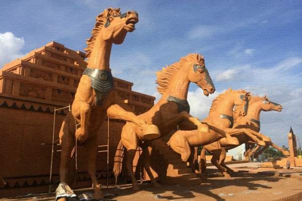 Baahubali 2, Baahubali 2 Set, Baahubali 2 Movie Set, SS Rajamouli Baahubali 2 Set, Prabhas Baahubali 2 Set, Baahubali 2 Kingdom Set, Baahubali The Beginning Set