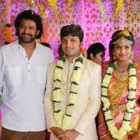 Prabhas Attends Wedding Photos, Prabhas Attends Wedding Stills, Baahubali Prabhas Attends Prabhu Thej Varsha Wedding Photos