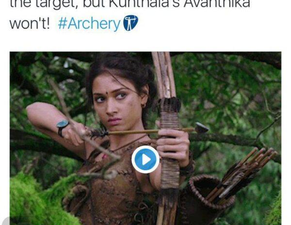 Baahubali Tweet, Baahubali Tweet Controversy, Tamanna Baahubali Tweet Controversy, Avantika Baahubali Tweet Controversy, Rio Olympics Baahubali Tweet Controversy, Rio Olympics Archery Baahubali Tweet Controversy