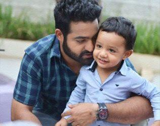 Jr NTR Son Speaks Abhay Ram, Jr NTR About Pranitha Abhay Ram, Tarak Abhay Ram Janatha Garage Promotions, Jr NTR Speaks Son Abhay Ram Pranitha