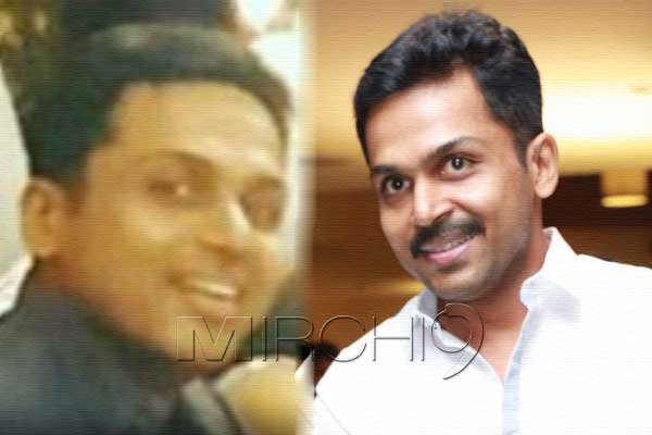 Karthi, Karthi Shaved Look, Karthi Shaved Look Leak, Hero Karthi Shaved Look Leak, Maniratnam Hero Karthi Shaved Look Leak, Lover Boy Karthi Shaved Look Lea, Tamil Hero Karthi Shaved Look Leak, Kaatru Veliyidai Karthi Shaved Look Leak